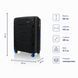 Чемодан с расширением Snowball 20303 средний 71л черный (20303-M-Black) 20303-M-Black фото 2