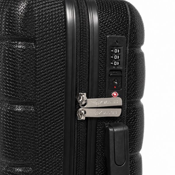 Чемодан для ручной клади Wings 160PC малый 38л черный (160PC-S-Black) 160PC-S-Black фото