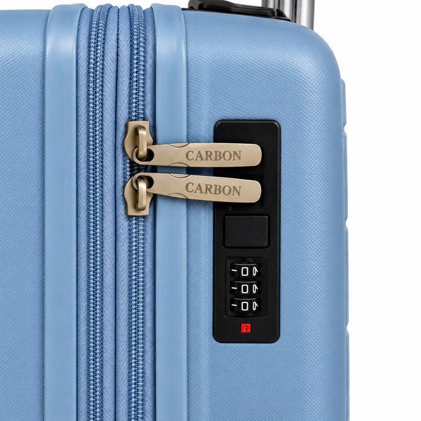 Чемодан с расширением Carbon 65903 большой 100л голубой (65903-L-Light-blue) 65903-L-Light-blue фото