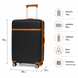 Чемодан Madisson 63703 большой 100л черный (63703-L-Black) 63703-L-Black фото 2
