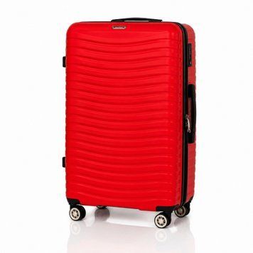 Чемодан с расширением Snowball 43803 большой 116л красный (43803-L-Red) 43803-L-Red фото