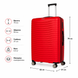 Валіза Snowball 43803 велика 116л червона (43803-L-Red) 43803-L-Red фото 2