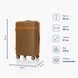 Чемодан с расширением Madisson 63703 малый 37л коричневый (63703-S-Brown) 63703-S-Brown фото 2