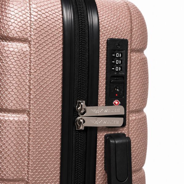 Чемодан из поликарбоната Wings 160PC большой 97л розовое золото (160PC-L-RoseGold) 160PC-L-RoseGold фото