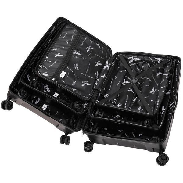 Чемодан Wings HWF01 средний 63л черный (HWF01-M-Black) HWF01-M-Black фото