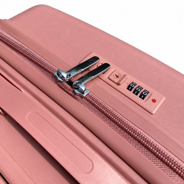 Чемодан из полипропилена Carbon 1403 большой 98л розовое золото (1403-L-RoseGold) 1403-L-RoseGold фото