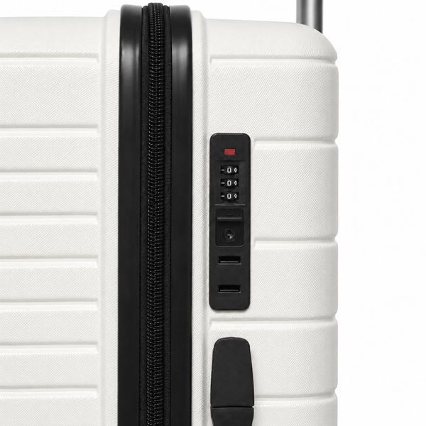 Чемодан для ручной клади Snowball 33703 малый 36л белый (33703-S-White) 33703-S-White фото