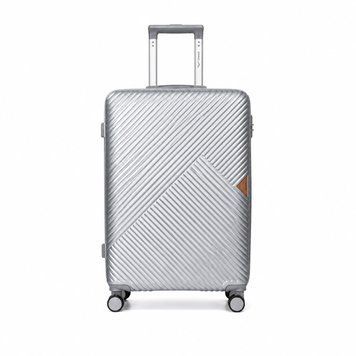 Чемодан из поликарбоната Wings WN01 средний 63л серебряный (WN01PC-M-Silver) WN01PC-M-Silver фото