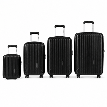 Набір валіз Wings 2011 4в1 чорний (2011-4-Black) 2011-4-Black фото