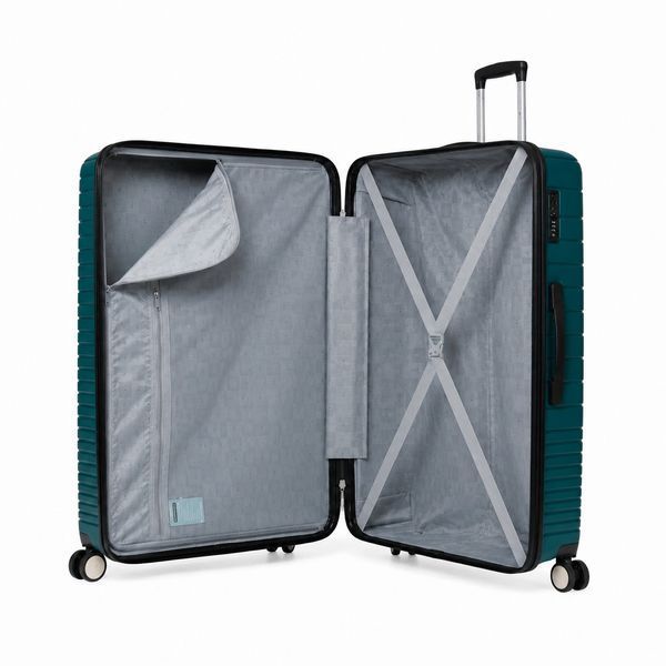 Чемодан из полипропилена Snowball 33703 большой 101л зеленый (33703-L-Dark-green) 33703-L-Dark-green фото