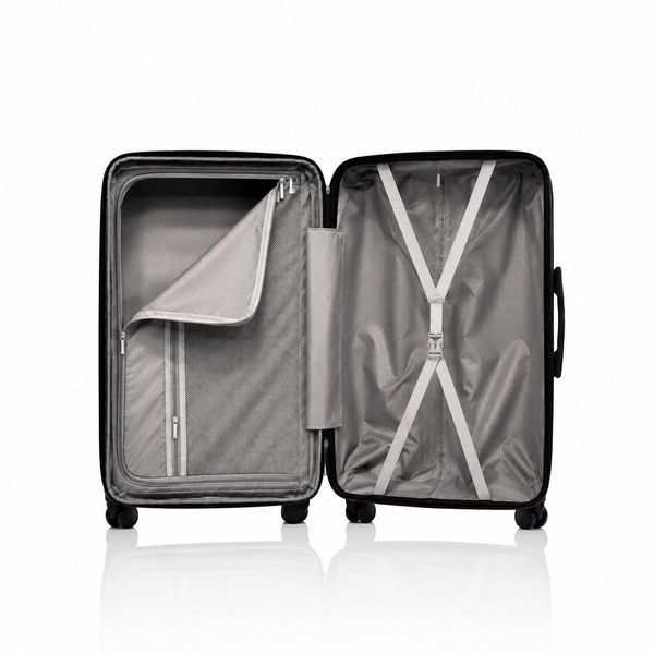 Чемодан с расширением Madisson 42203 средний 68л черный (42203-M-Black) 42203-M-Black фото