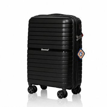 Чемодан с расширением Snowball 49203 средний 71л черный (49203-M-Black) 49203-M-Black фото