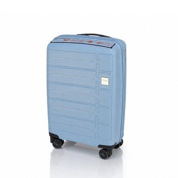 Валіза з розширенням Carbon 65903 мала 39л блакитна (65903-S-Light-blue) 65903-S-Light-blue фото